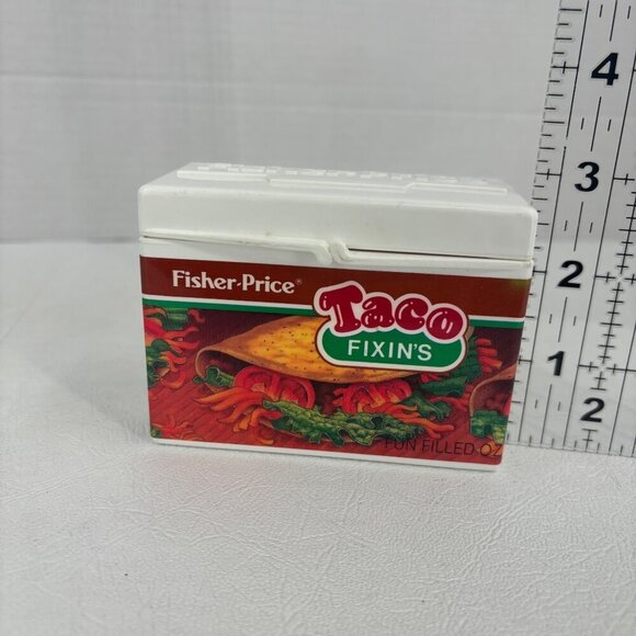 Fisher Price Taco Fixin's Fun With Food 1988 Vintage Pretend Play Replacements - Picture 11 of 11